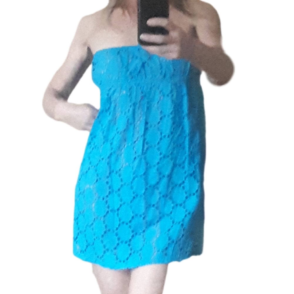 Jordan Taylor Blue Swim Coverup